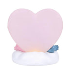 Figura iluminada enesco disney stitch y angel