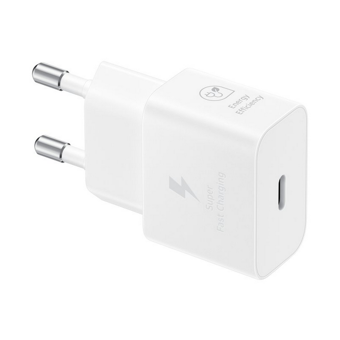 Cargador Samsung ep - t2510xwegeu USB tipo c blanco 25w cable incluido