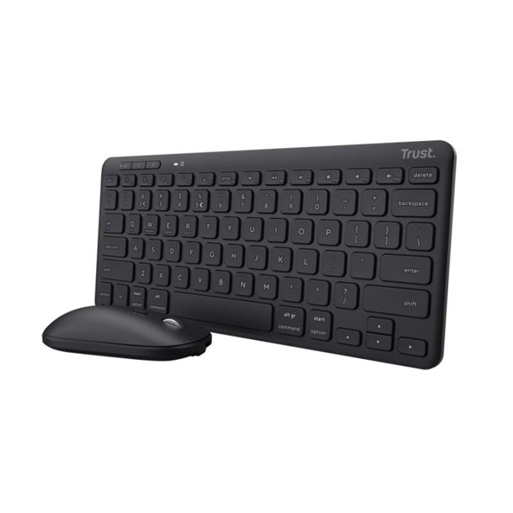 Teclado + ratón Trust lyra inalámbrico multidispositivo