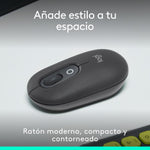 Ratón inalámbrico Logitech pop mouse grafito