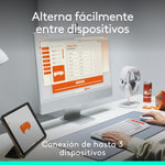 Ratón inalámbrico Logitech pop mouse grafito