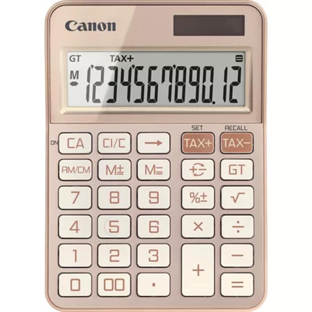 Calculadora Canon sobremesa ks - 125kb - rg emea hb 12 digitos oro rosa