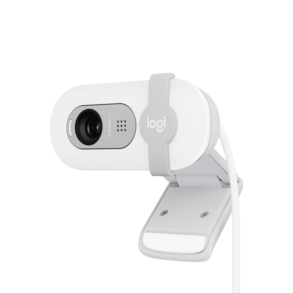 Webcam logitech brio 100 blanco full hd -  usb