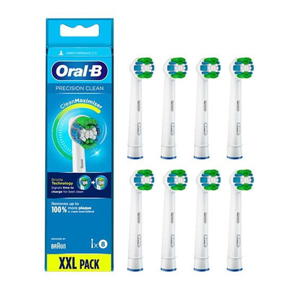 Pack 8 cabezales recambios braun oral