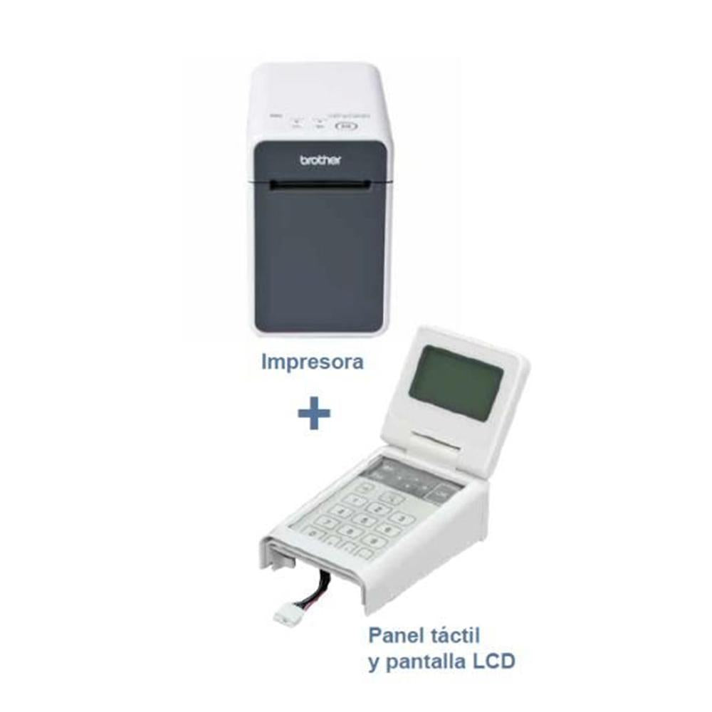 Impresora de etiquetas y tickets brother td - 2125n termica directa -  32mb ram -  usb -  red + patdu001