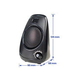 Altavoces ewent 2.0 ew3527 negro
