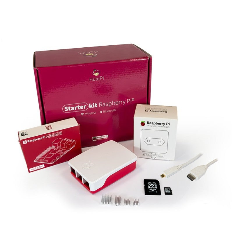 Starter kit raspberry pi 4 version 4 gb
