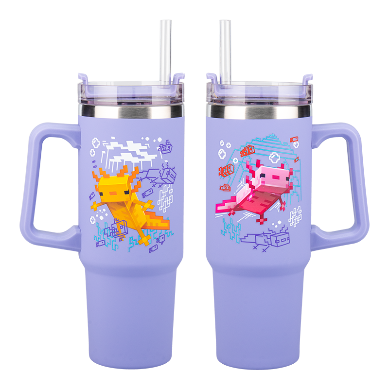 Vaso termo con pajita paladone minecraft