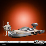 Figura hasbro star wars landspeeder & luke skywalker (tatooine)