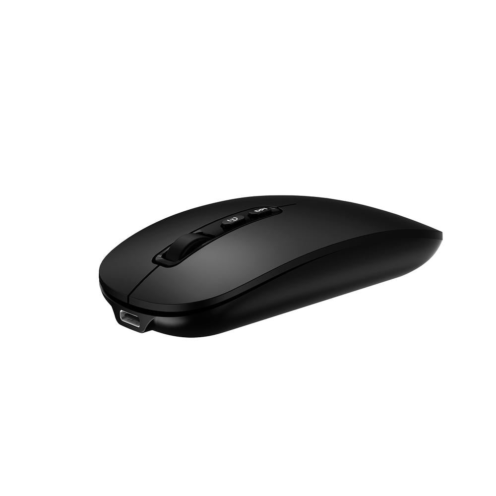 Mouse raton Coolbox ia w02 negro 1600 dpi inalambrico rf+bt