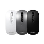 Mouse raton Coolbox ia w02 negro 1600 dpi inalambrico rf+bt