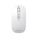 Mouse ratón Coolbox ia w02 blanco 1600 dpi inalámbrico rf+bt