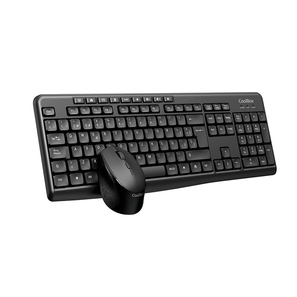 Kit teclado + ratón coolbox inalámbrico
