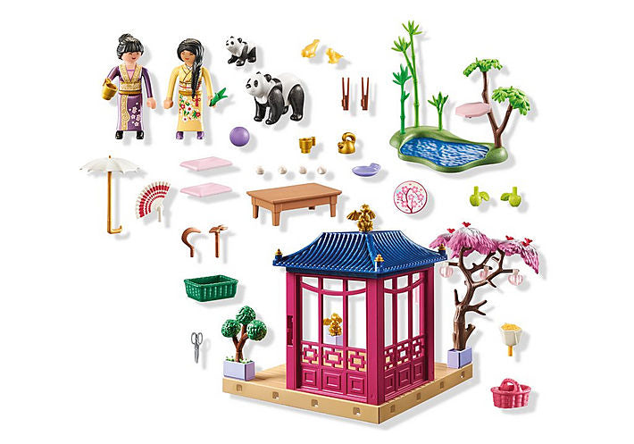Playmobil - jardín asiático con panda