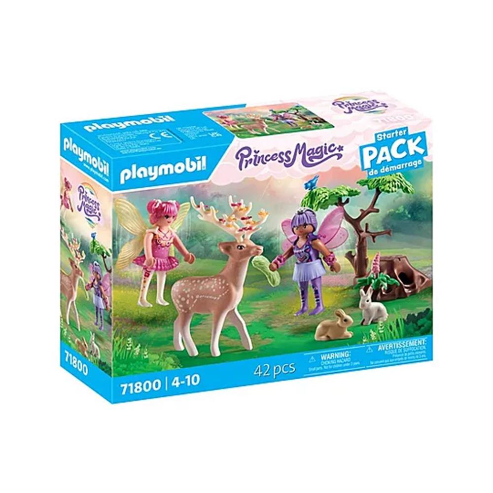 Playmobil · starter pack hadas con animales del bosque