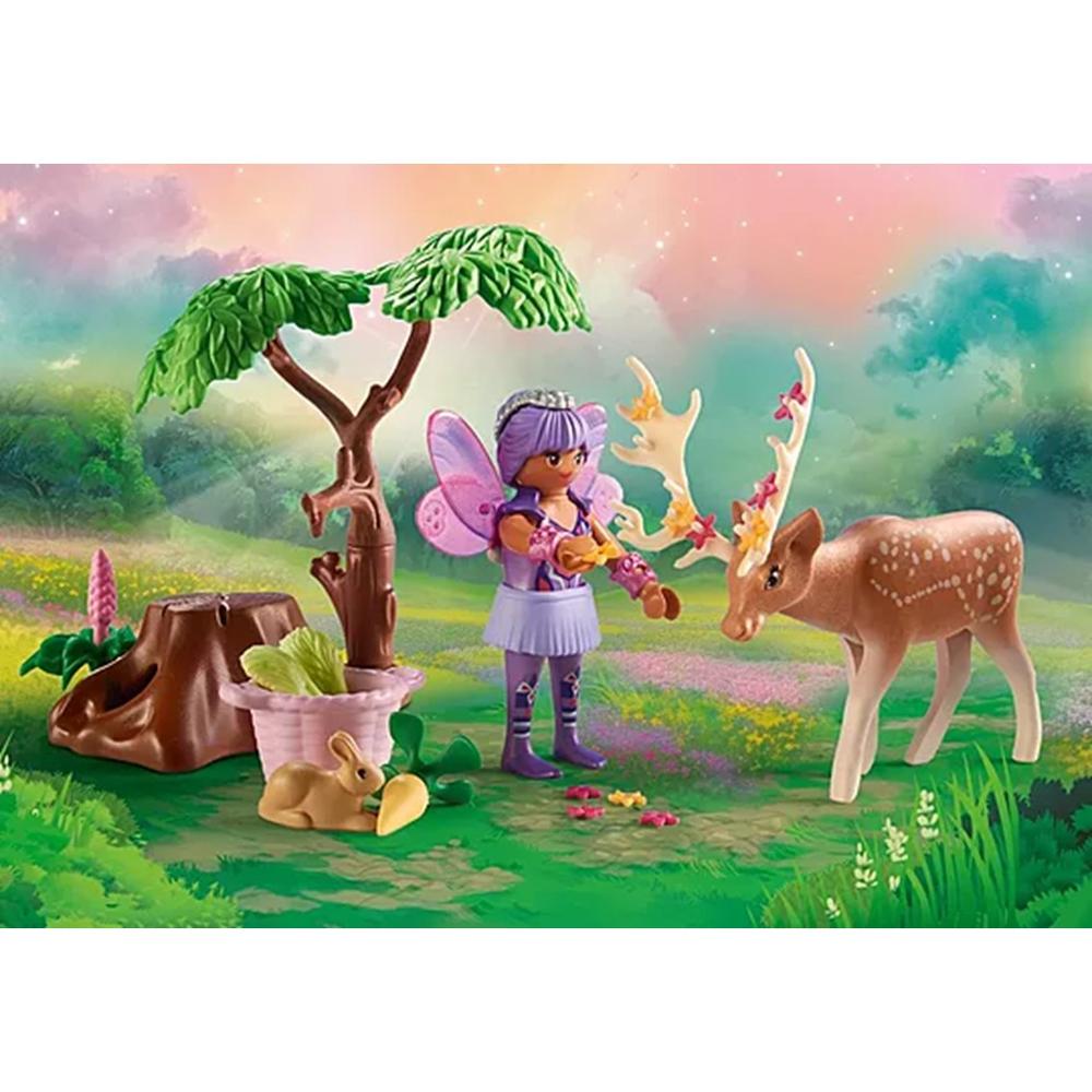 Playmobil · starter pack hadas con animales del bosque