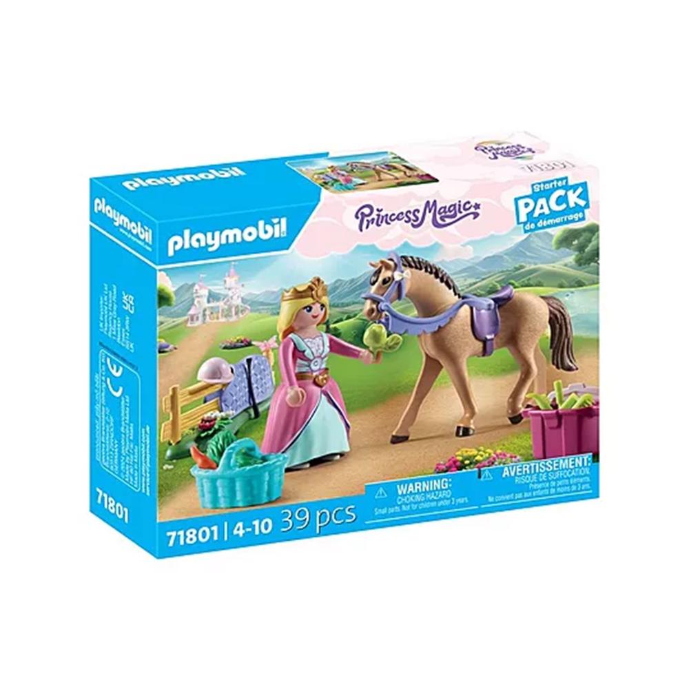 Playmobil · starter pack princesa con caballo