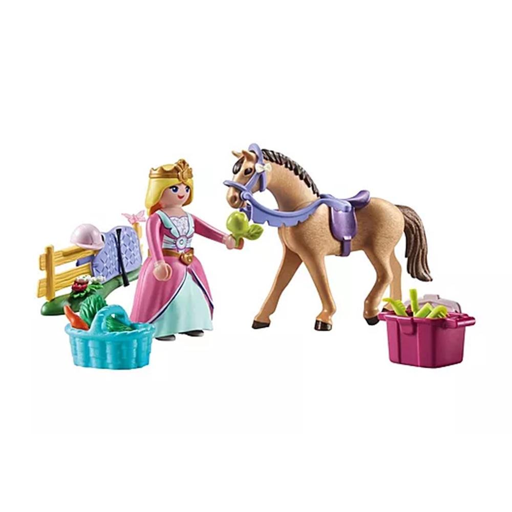 Playmobil · starter pack princesa con caballo