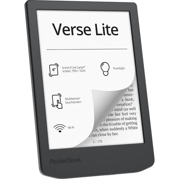 Libro electrónico ebook pocketbook verse lite 6 pulgadas 8GB midnight grey