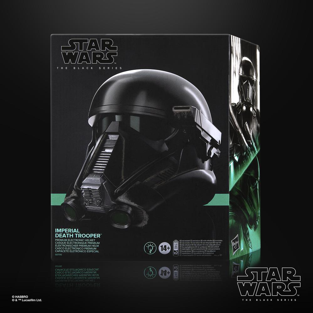Réplica casco electrónico star wars the black series imperial death trooper