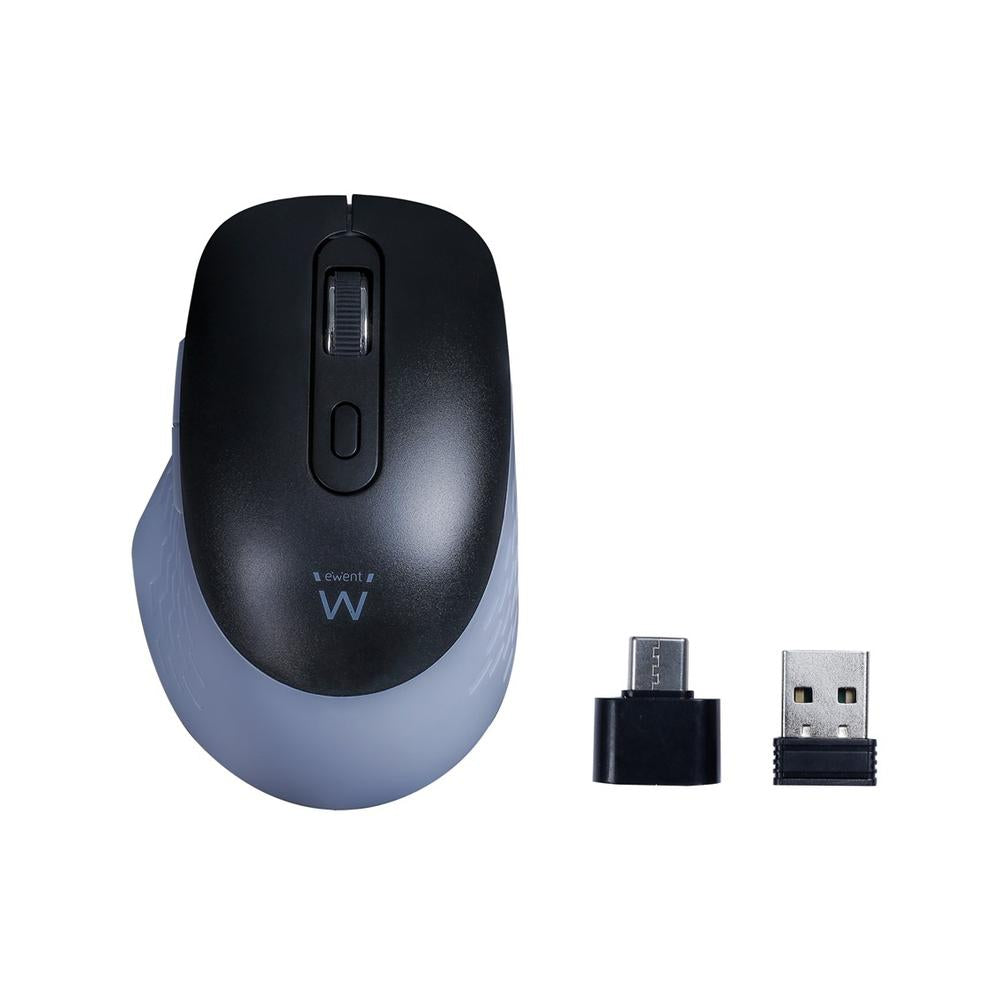 Ratón inalámbrico Ewent ew3243 negro - gris