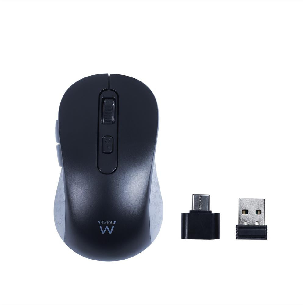 Ratón inalámbrico Ewent ew3204 negro