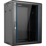 Armario rack mural 19 pulgadas phasak pro 12u 600×450 montado pho 3112