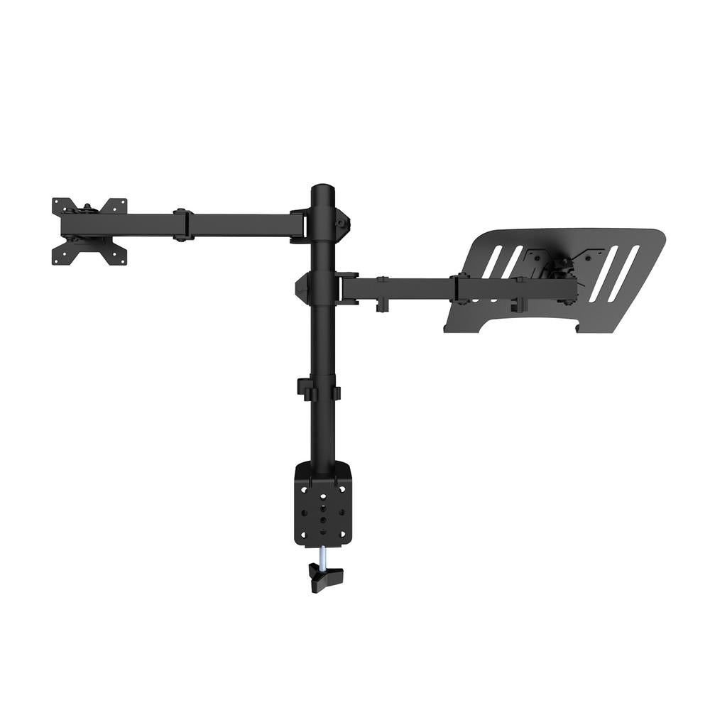 Soporte monitor hasta 32 pulgadas y portátil hasta 17 pulgadas coolbox abrazadera articulado
