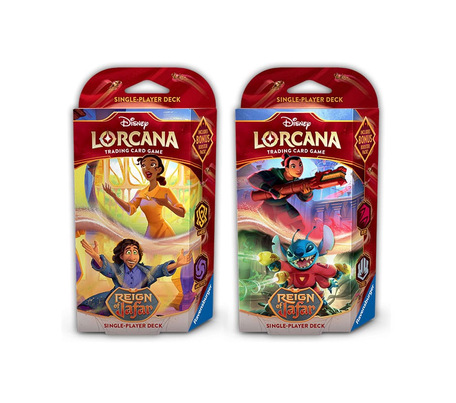 Lorcana tcg · mazos de inicio disney reinado de jafar 8 unidades inglés