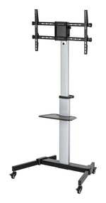 Soporte suelo con ruedas ewent vesa hasta 86 pulgadas 600x400mm max 50kg
