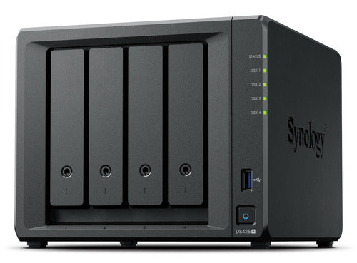 Servidor nas Synology ds425+ 2GB 4 bahias raid ethernet 2.5 gigabit