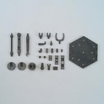 Base para maqueta bandai hobby action base 5 black