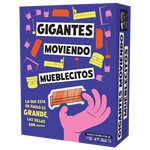Juego de mesa gigantes moviendo mueblecitos