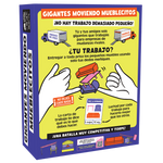 Juego de mesa gigantes moviendo mueblecitos