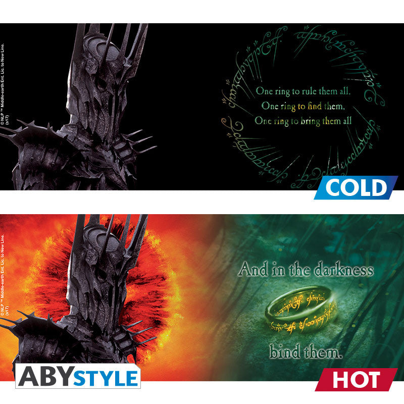 Taza termica abystyle el señor de los anillos sauron 460ml