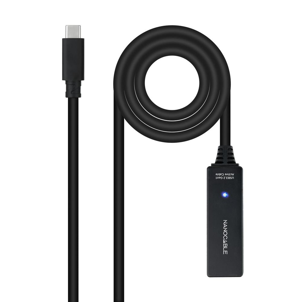 Cable prolongador Nanocable con amplificador USB 3.2 gen1 USB - c - m - USB - c - h 5m alargador