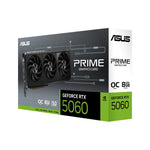 Tarjeta grafica asus prime rtx 5060 8gb gddr7 -  3x dp -  1x hdmi pci express 5.0