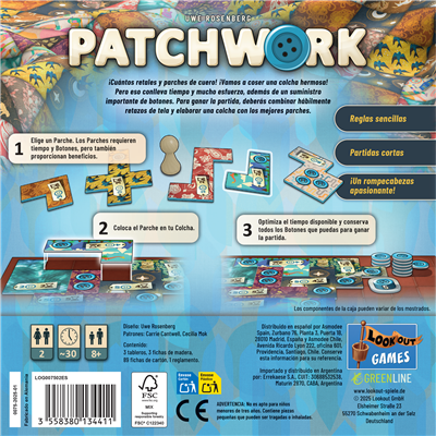 Juego de mesa patchwork