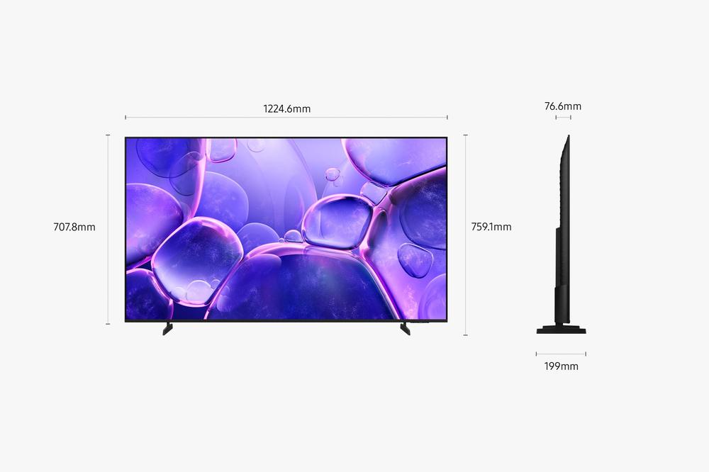 Tv samsung 55 pulgadas led 4k uhd -  tu55u8005f -  smart tv