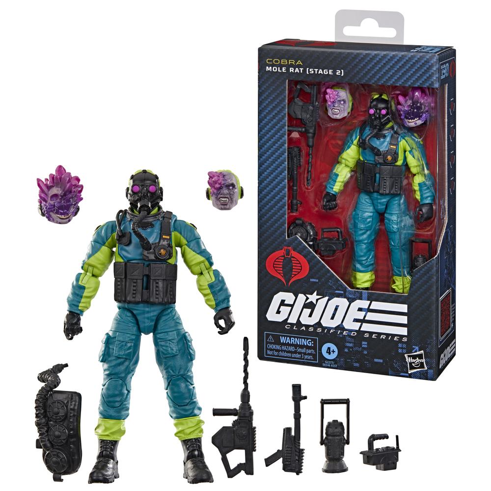 Figura hasbro g.i. joe classified series mole rat (stage 2)