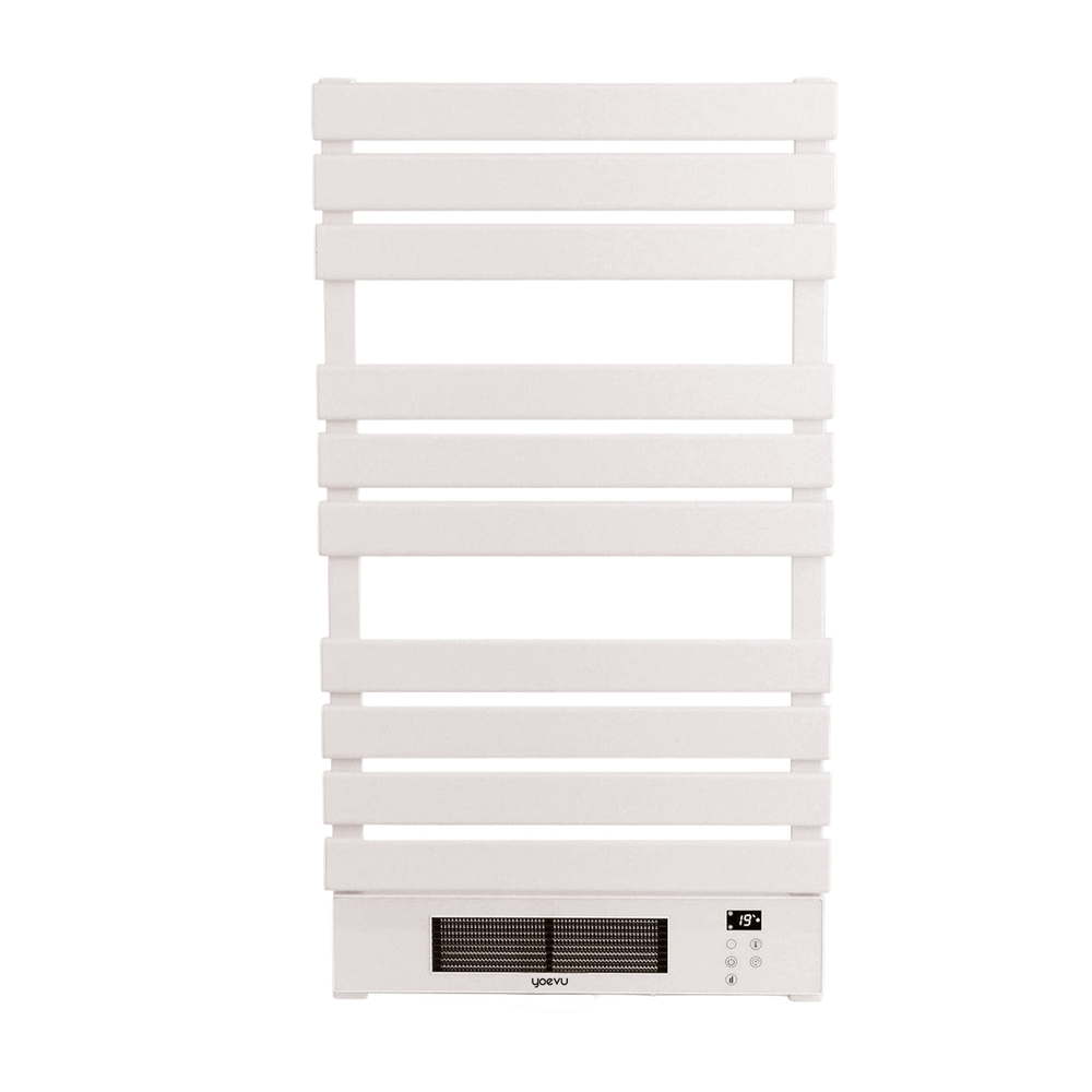 Yoevu -  radiador toallero eléctrico con calefactor 500 - 1500w blanco