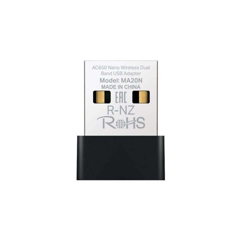Adaptador usb red mercusys ma20n 433mbps