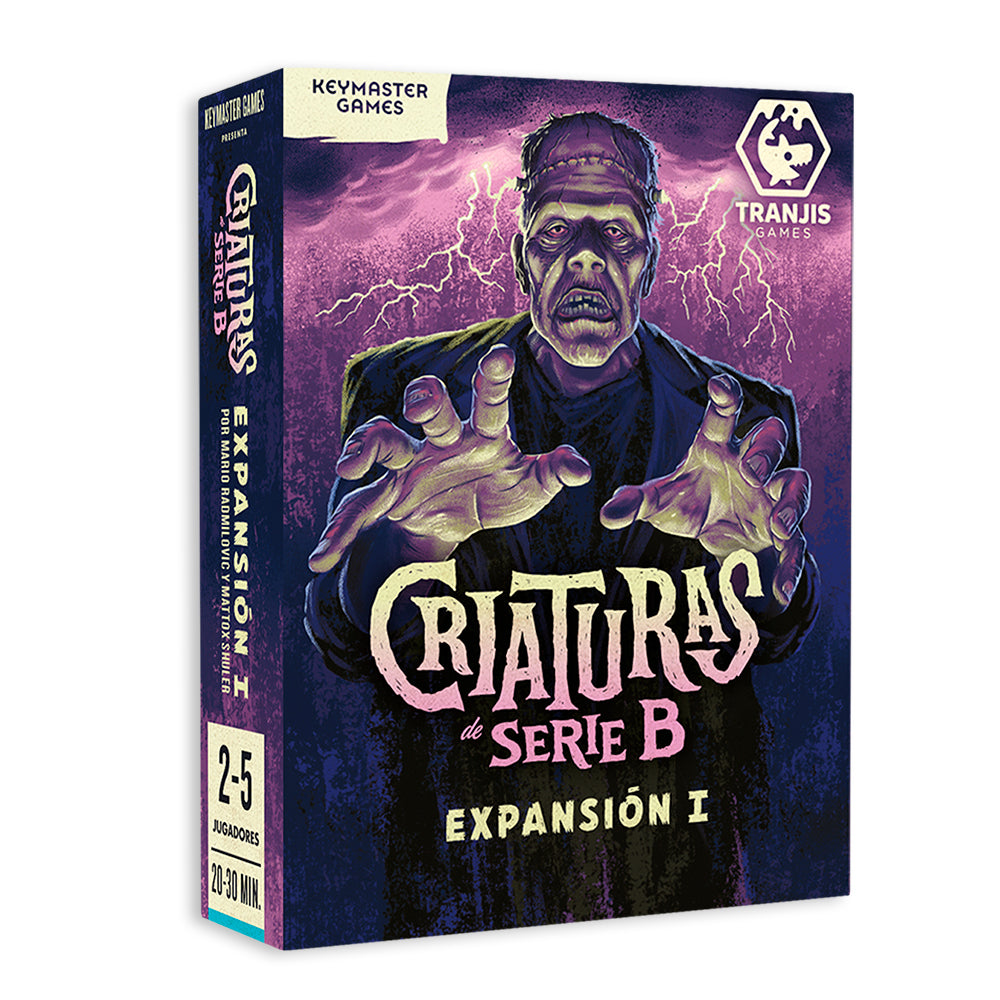 Juego de mesa criaturas de serie b · expansión