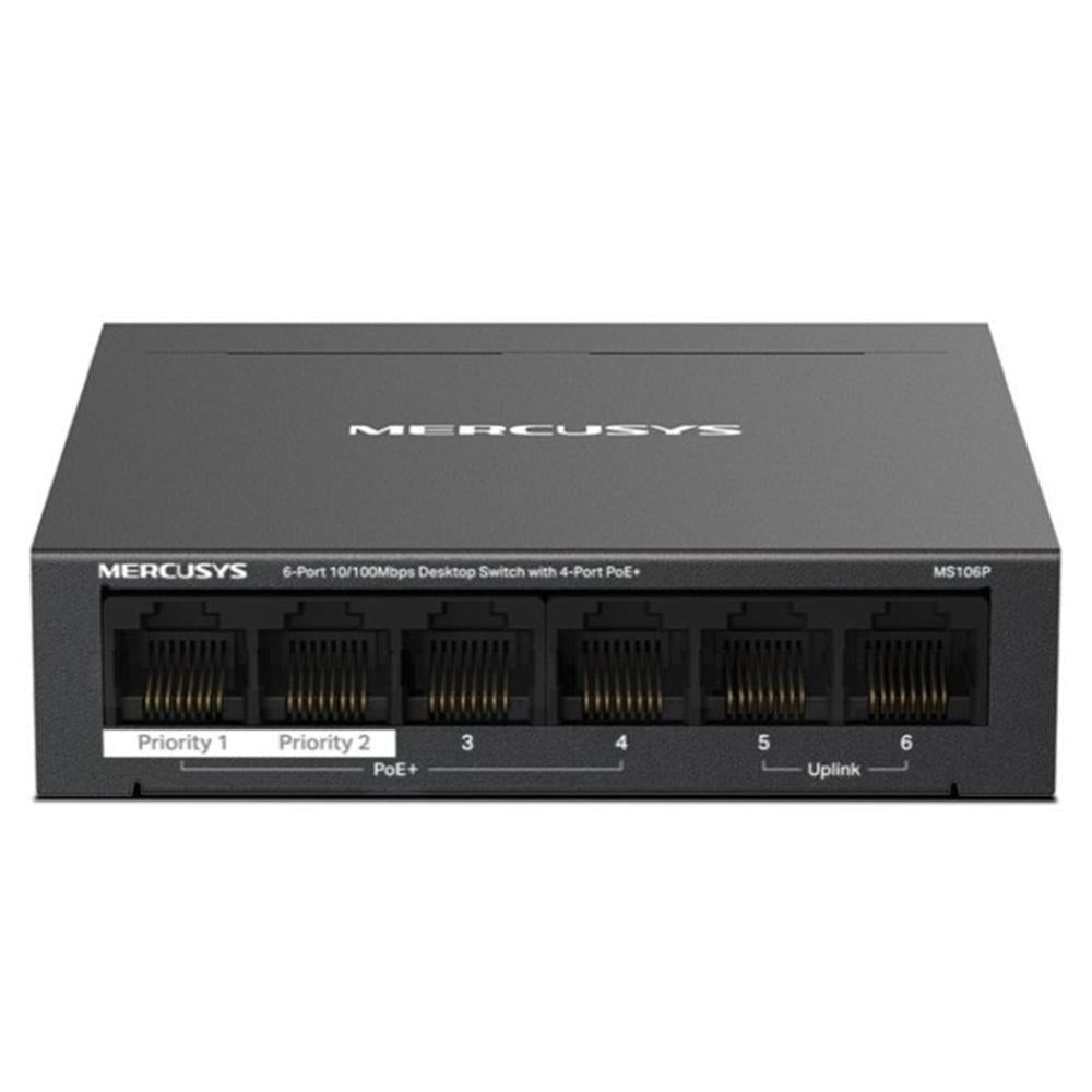 Switch mercusys ms106p 6 puertos