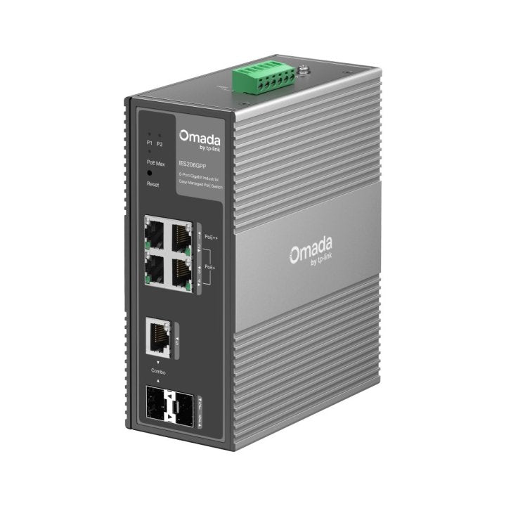 Switch tp - link  ies206gpp 6 puertos