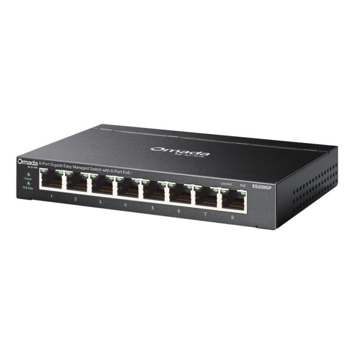 Switch tp - link omada es208gp 8 puertos