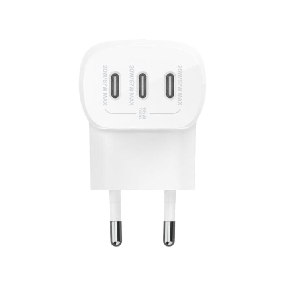 Cargador belkin wcc002vfwh 67w 3x usb