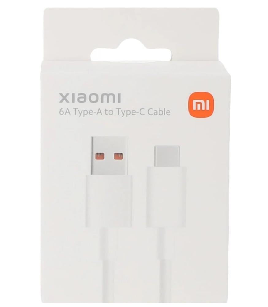 Cable usb tipo c a usb tipo a xiaomi 1m -  macho - macho -  blanco