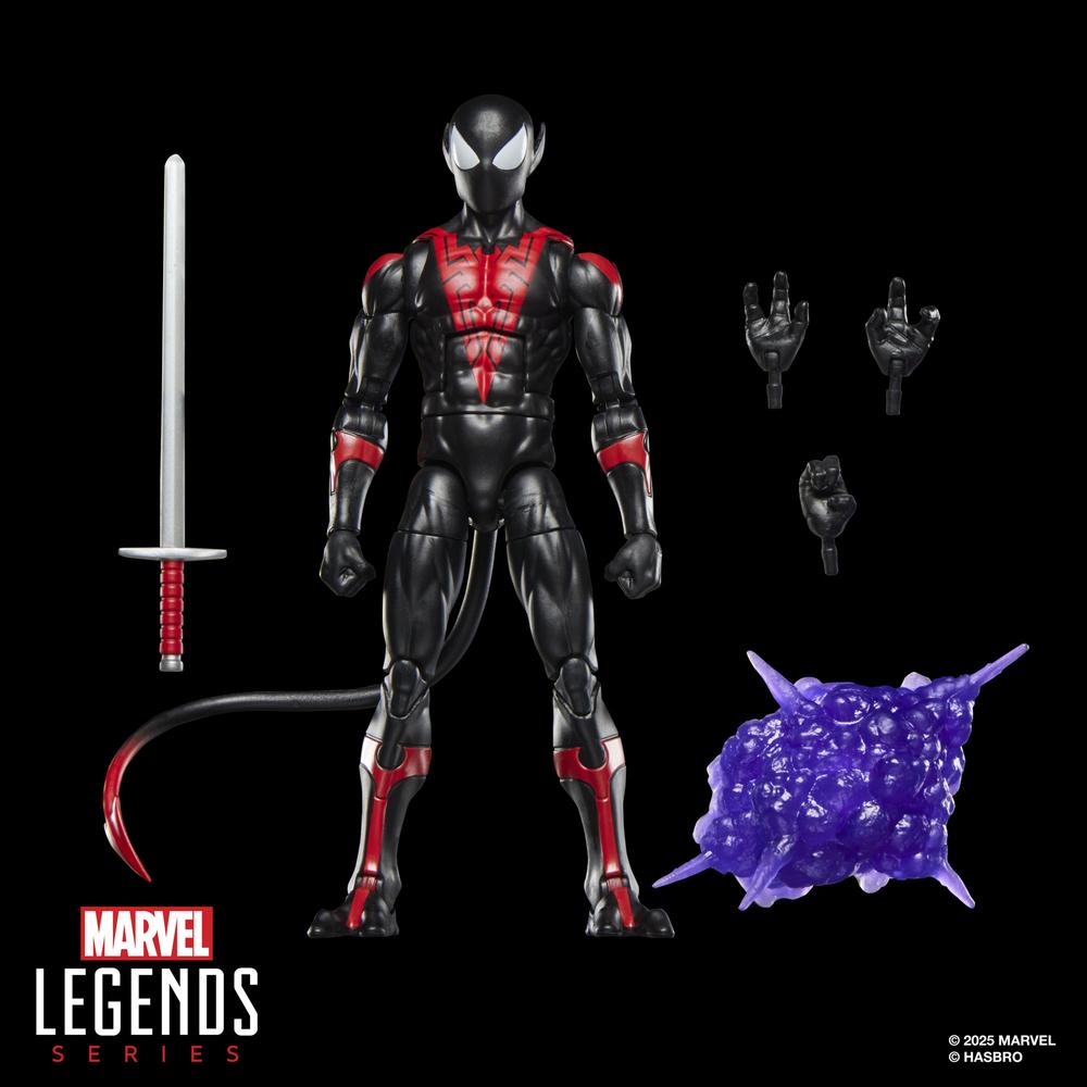 Figura hasbro marvel legends series uncanny spider - man (nightcrawler)