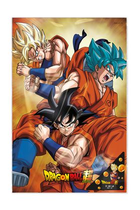 Poster 3d 58x38 cm champa goku